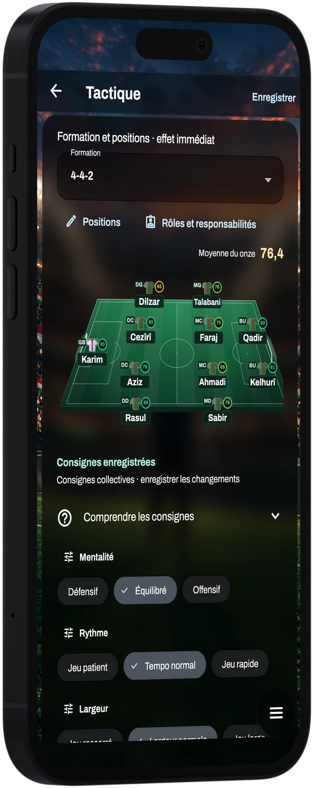 Aperçu du jeu — Tactique