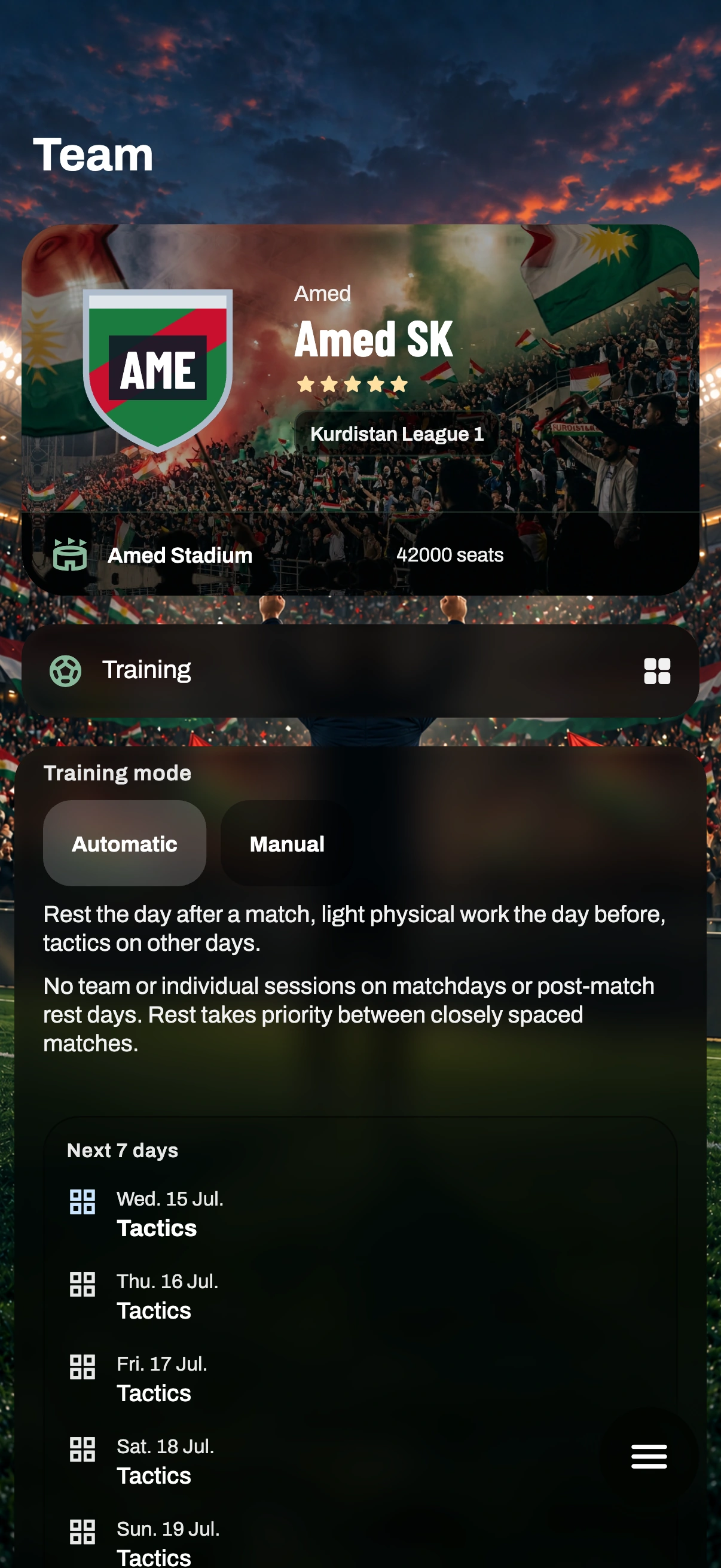 Game preview — Training & youth
